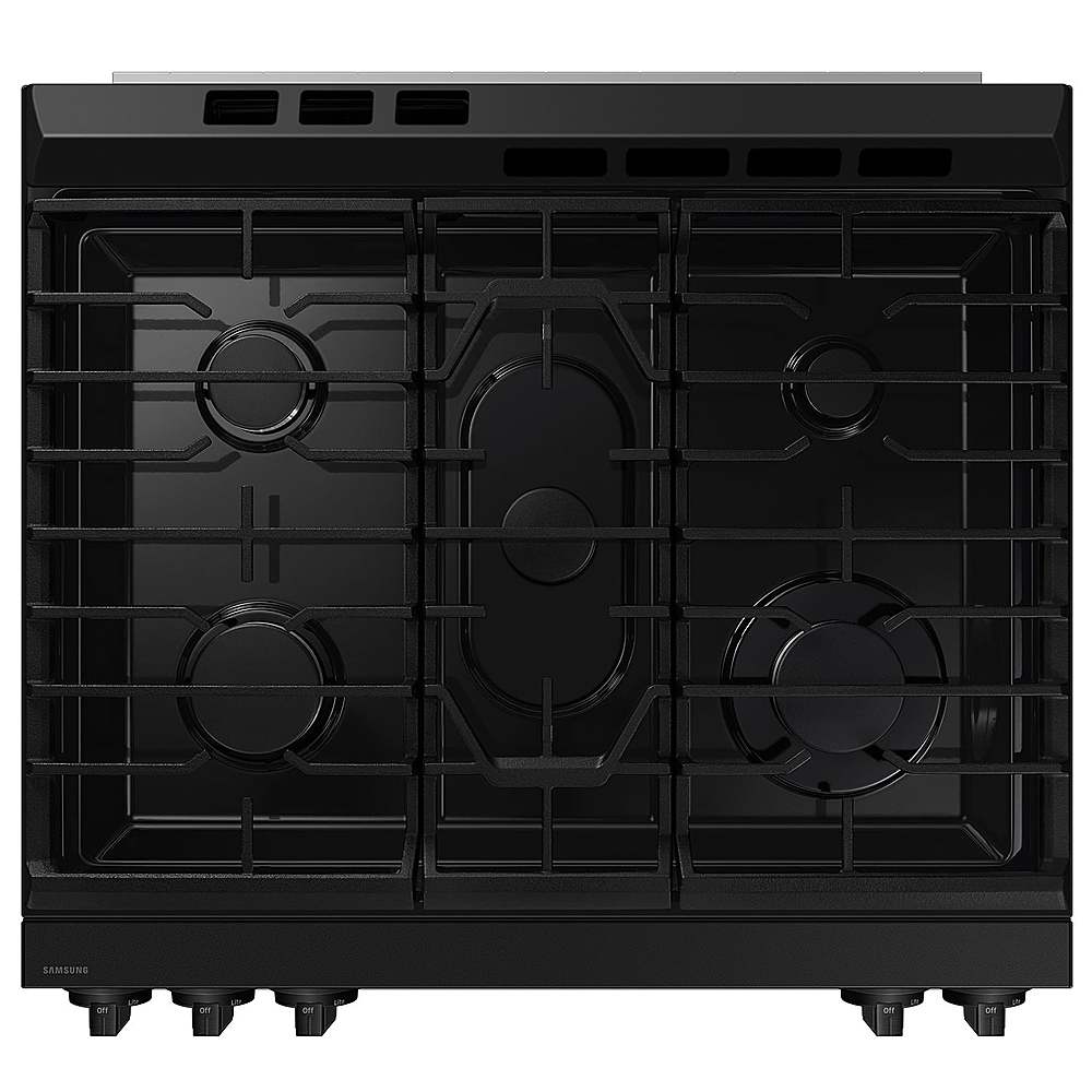 Samsung - OPEN BOX Bespoke 6.0 Cu. Ft. Slide-In Gas Range with Precision Knobs - Stainless Steel_8