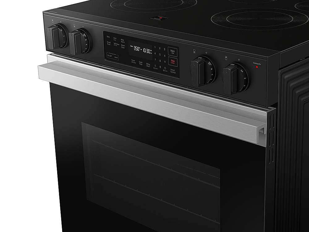 Samsung - OPEN BOX Bespoke 6.3 Cu. Ft. Slide-In Electric Range with Precision Knobs - Stainless Steel_7