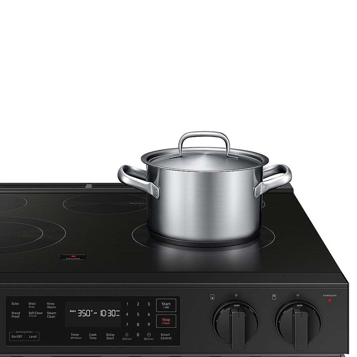 Samsung - OPEN BOX Bespoke 6.3 Cu. Ft. Slide-In Electric Range with Precision Knobs - Stainless Steel_8
