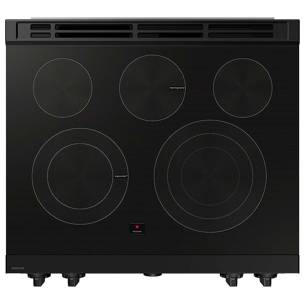 Samsung - OPEN BOX Bespoke 6.3 Cu. Ft. Slide-In Electric Range with Smart Oven Camera - Stainless Steel_9