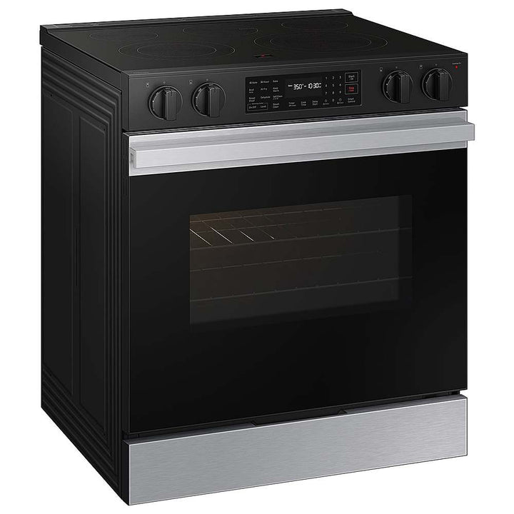 Samsung - OPEN BOX Bespoke 6.3 Cu. Ft. Slide-In Electric Range with Air Fry - Stainless Steel_2