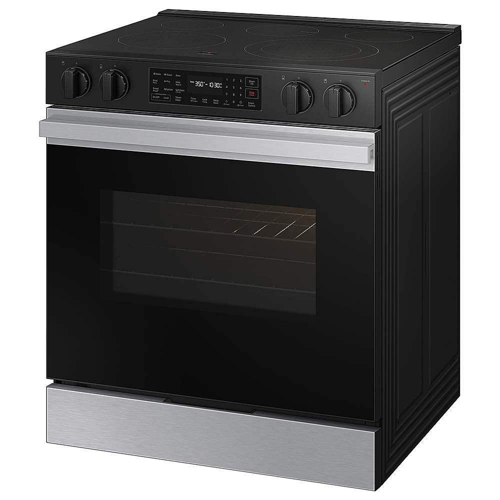 Samsung - OPEN BOX Bespoke 6.3 Cu. Ft. Slide-In Electric Range with Air Fry - Stainless Steel_3