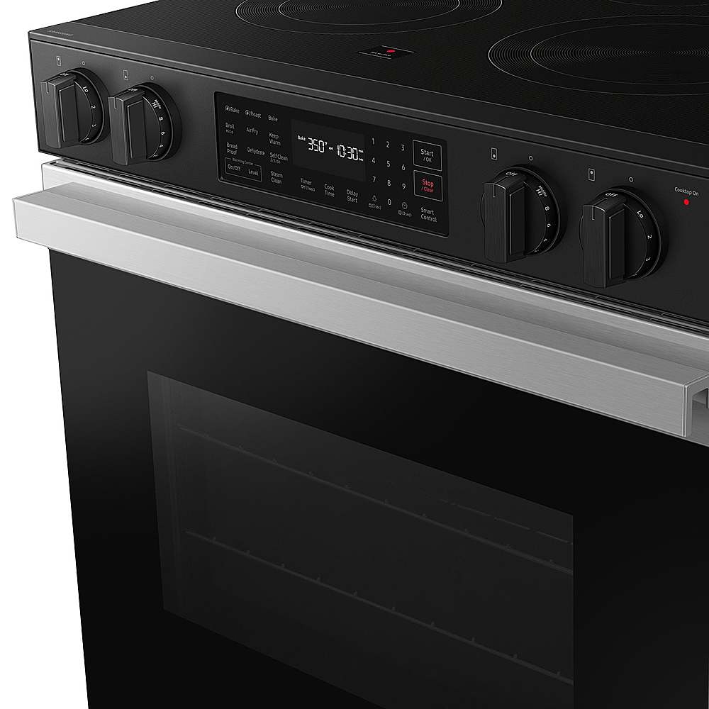 Samsung - OPEN BOX Bespoke 6.3 Cu. Ft. Slide-In Electric Range with Air Fry - Stainless Steel_7