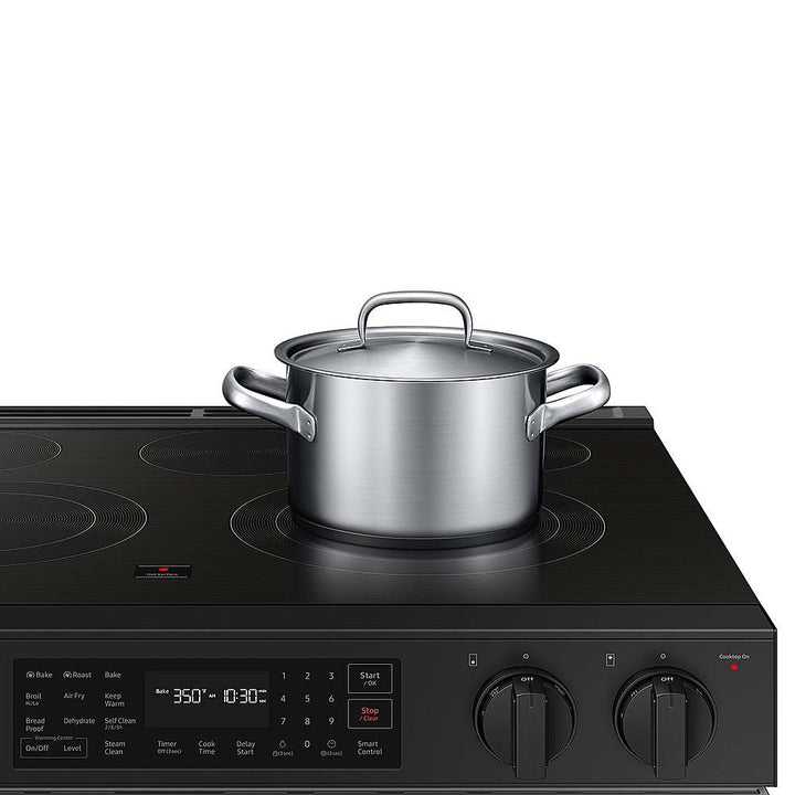 Samsung - OPEN BOX Bespoke 6.3 Cu. Ft. Slide-In Electric Range with Air Fry - Stainless Steel_8