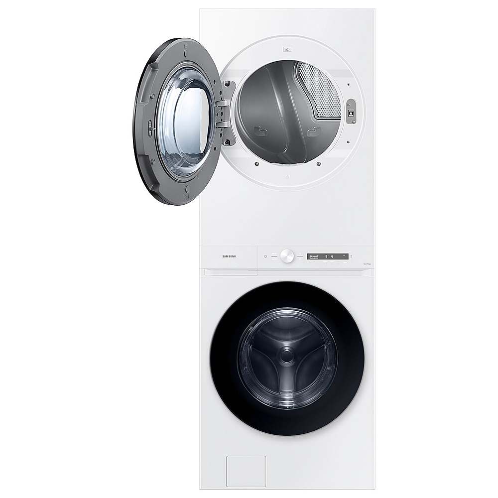 Samsung - OPEN BOX 4.6 Cu. Ft. Washer with Steam Wash and 7.6 Cu. Ft. Electric Dryer - White_1