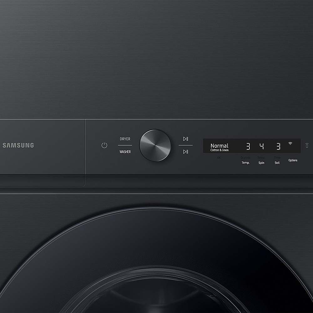 Samsung - OPEN BOX 4.6 Cu. Ft. Washer with Flex Auto Dispense System and 7.6 Cu. Ft. Gas Dryer - Brushed Black_7