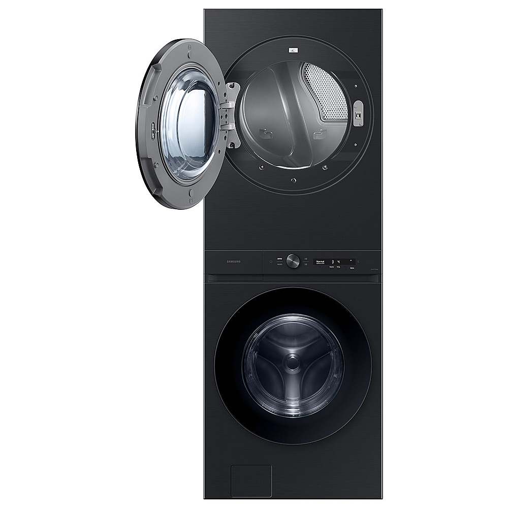 Samsung - OPEN BOX 4.6 Cu. Ft. Washer with Flex Auto Dispense System and 7.6 Cu. Ft. Electric Dryer - Brushed Black_2
