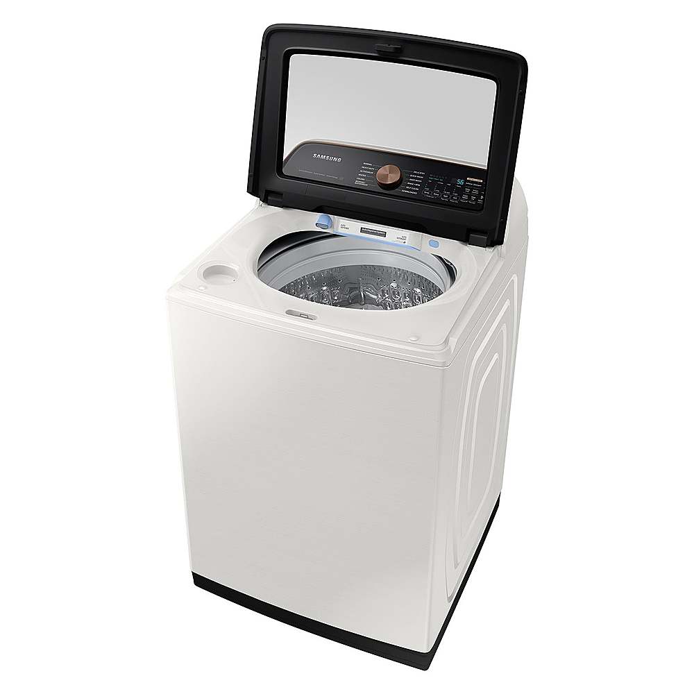 Samsung - OPEN BOX 5.5 Cu. Ft. High-Efficiency Smart Top Load Washer with Auto Dispense System - Ivory_3