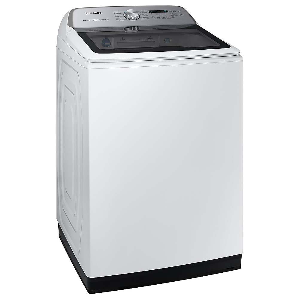 Samsung - OPEN BOX 5.2 Cu. Ft. High-Efficiency Smart Top Load Washer with Super Speed Wash - White_2