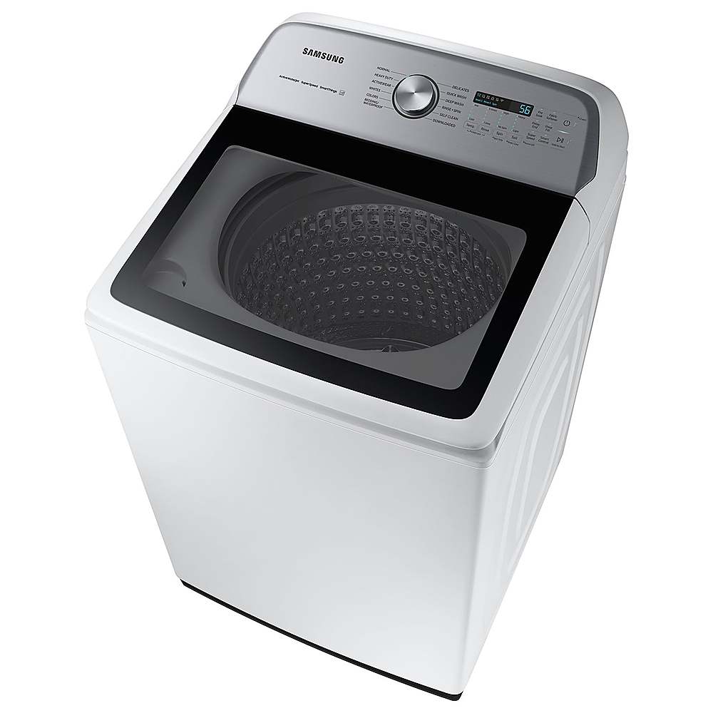 Samsung - OPEN BOX 5.2 Cu. Ft. High-Efficiency Smart Top Load Washer with Super Speed Wash - White_4