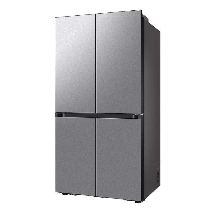 Samsung - OPEN BOX Bespoke 29 Cu. Ft. 4-Door Flex French Door Refrigerator with Beverage Center - Stainless Steel_4