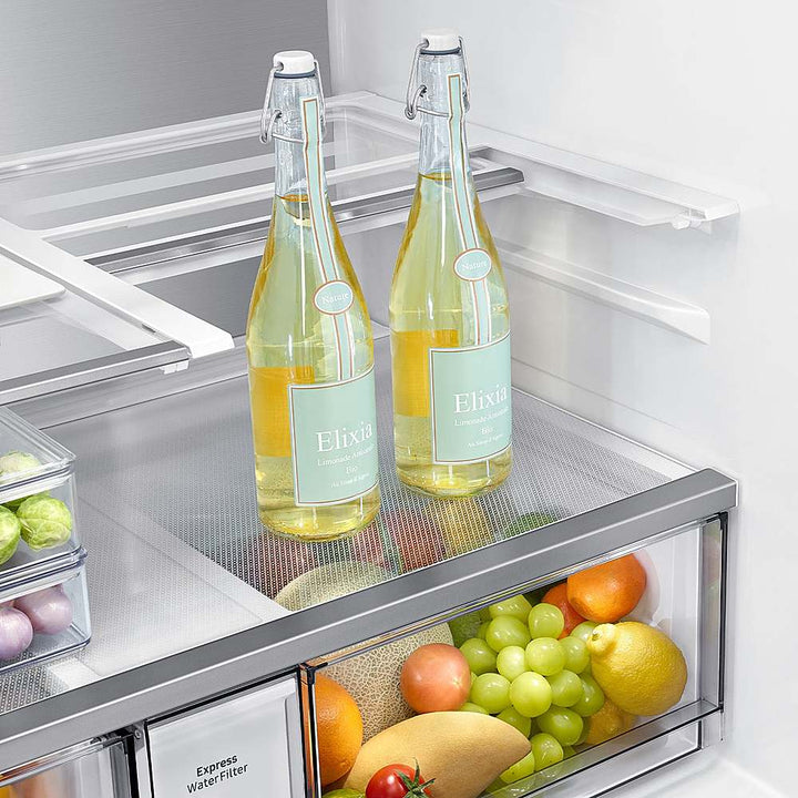 Samsung - OPEN BOX Bespoke 29 Cu. Ft. 4-Door Flex French Door Refrigerator with Beverage Center - Stainless Steel_9
