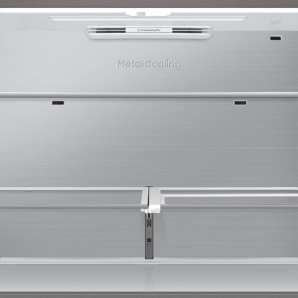 Samsung - OPEN BOX Bespoke 29 Cu. Ft. 4-Door Flex French Door Refrigerator with Beverage Center - Stainless Steel_11