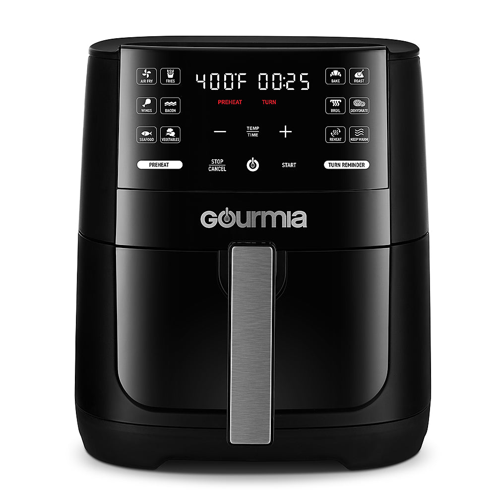 Gourmia - 6-Quart Digital Air Fryer - Black_0