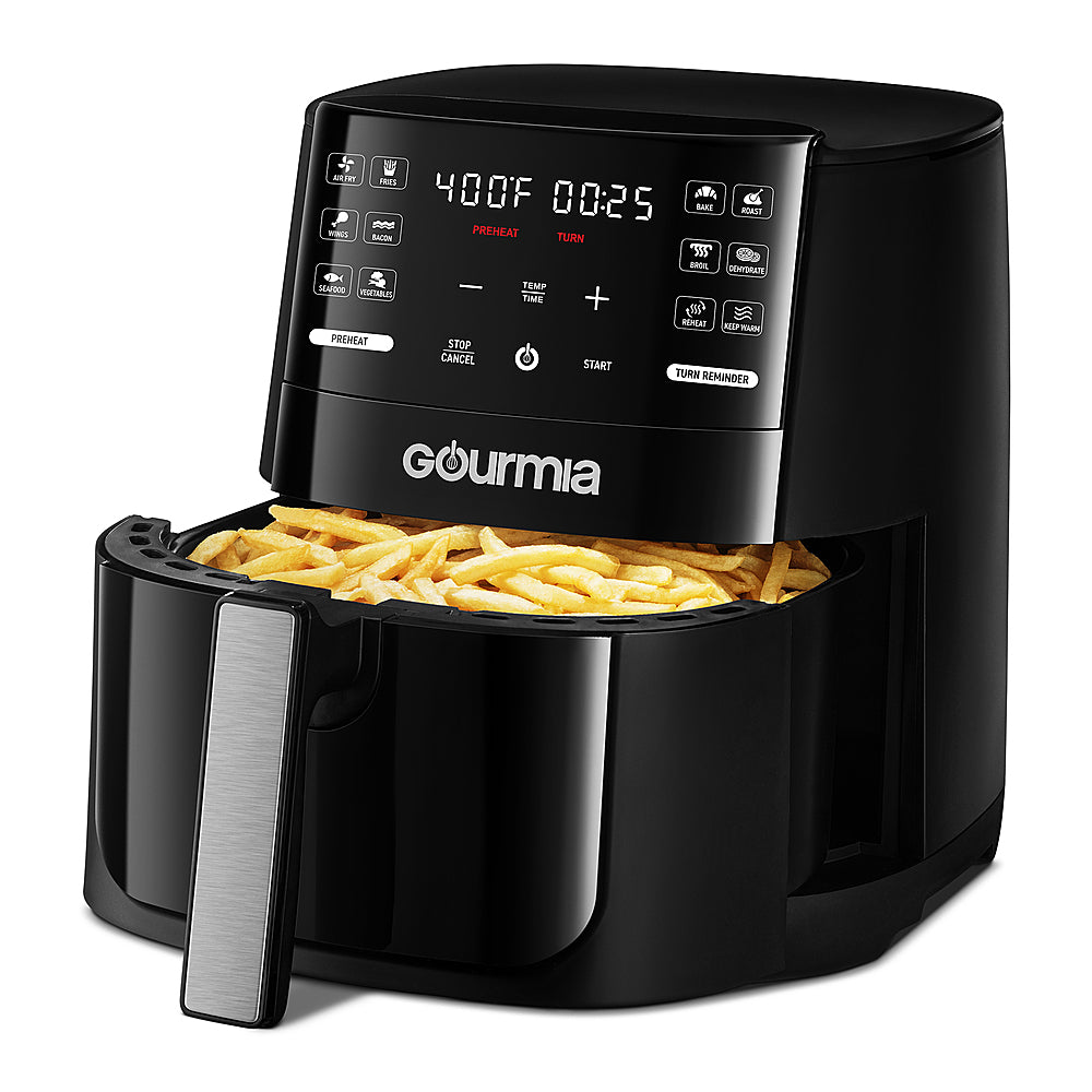 Gourmia - 6-Quart Digital Air Fryer - Black_1