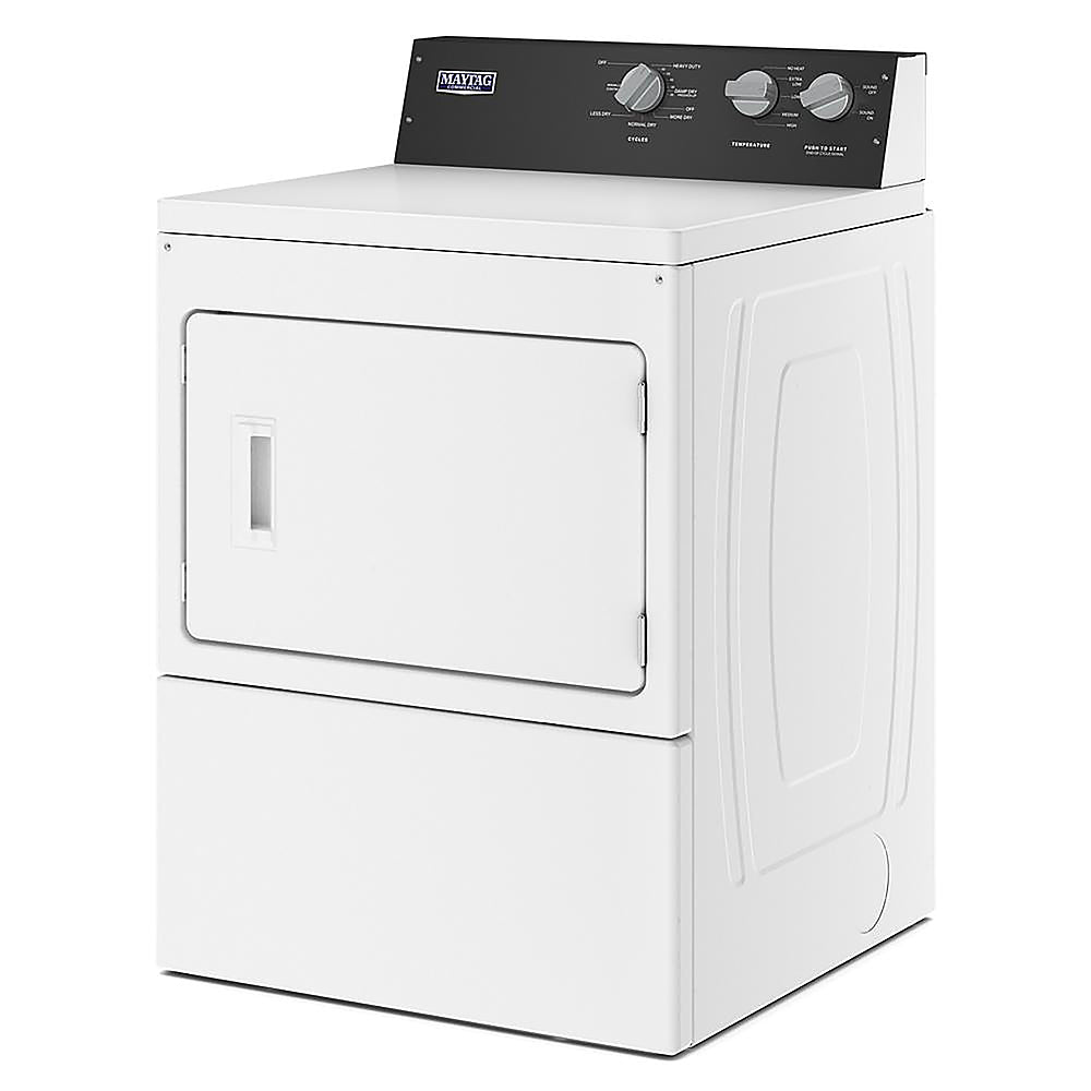 Maytag - 7.4 Cu. Ft. Electric Dryer with IntelliDry Sensor - White_2