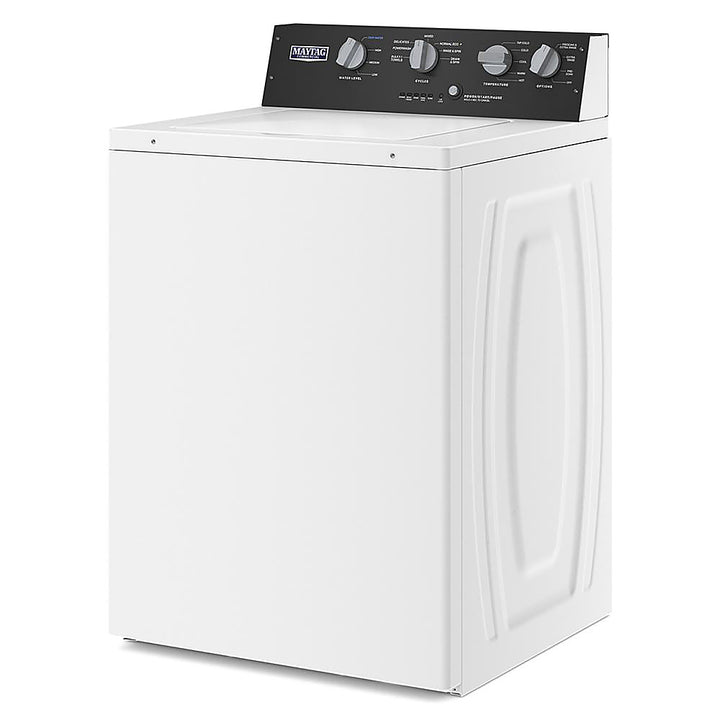 Maytag - 3.5 Cu. Ft. High Efficiency Top Load Washer with Dual Action Agitator - White_3
