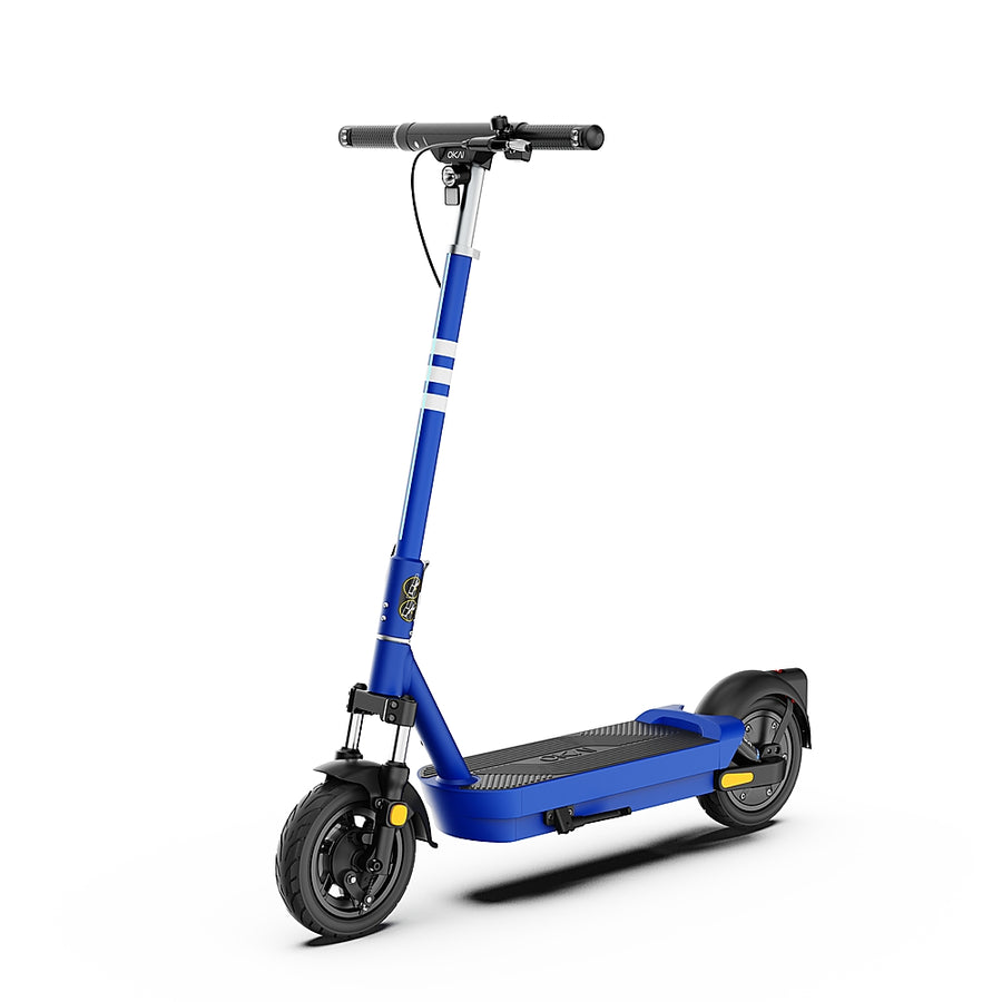 OKAI - Neon Ultra ES40 Dual-Suspension Electric Scooter w/ 43.5 Miles Max Operating Range & 24 mph Max Speed - Blue_0