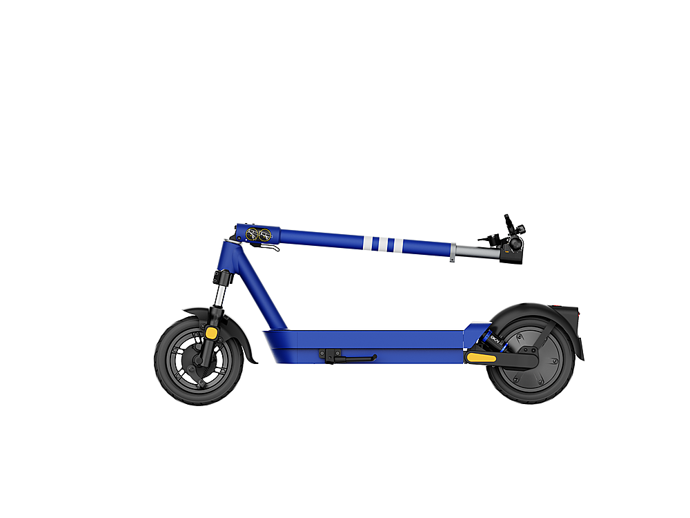 OKAI - Neon Ultra ES40 Dual-Suspension Electric Scooter w/ 43.5 Miles Max Operating Range & 24 mph Max Speed - Blue_1