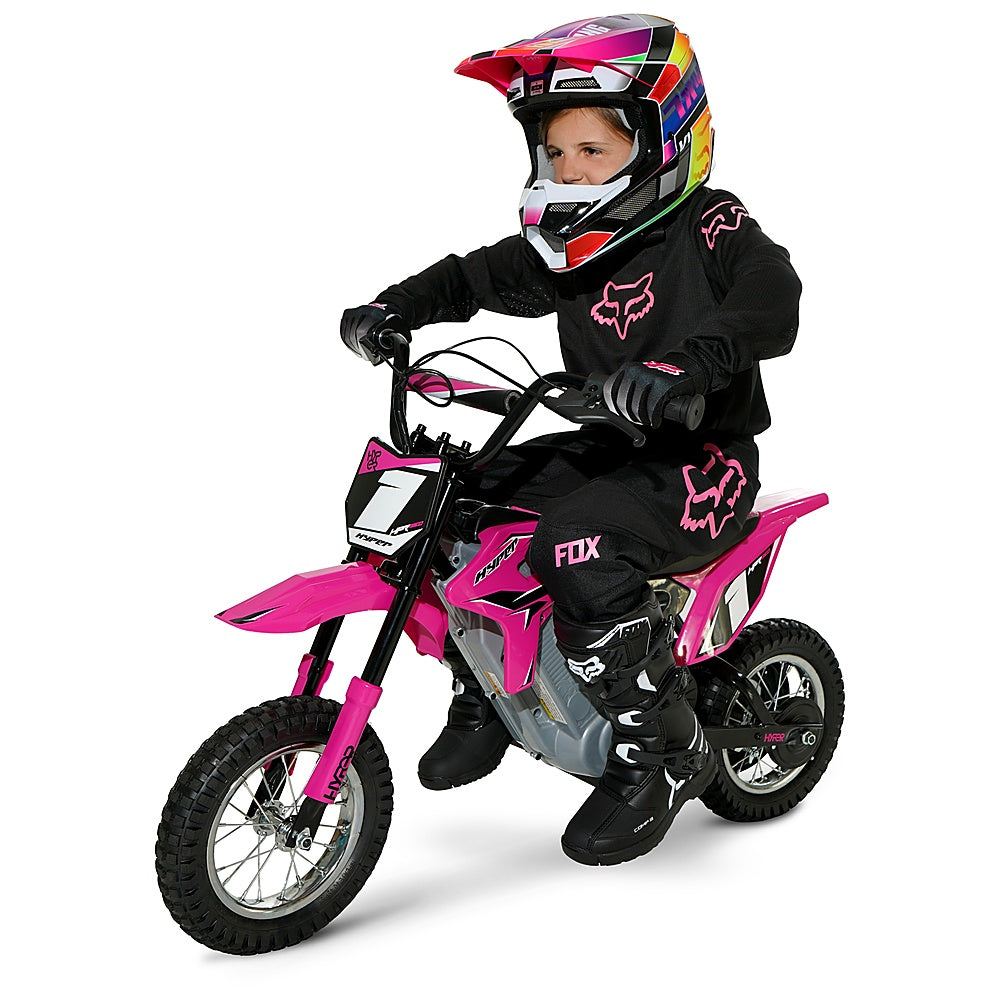 Hyper - HPR 350 Dirt Bike w/ 40 Min Operating Time & 14 MPH Max Speed - Pink_9