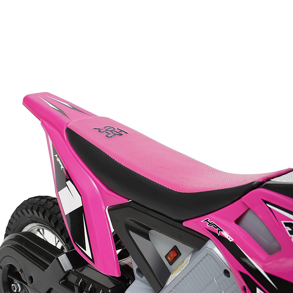 Hyper - HPR 350 Dirt Bike w/ 40 Min Operating Time & 14 MPH Max Speed - Pink_3