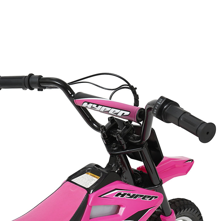 Hyper - HPR 350 Dirt Bike w/ 40 Min Operating Time & 14 MPH Max Speed - Pink_6