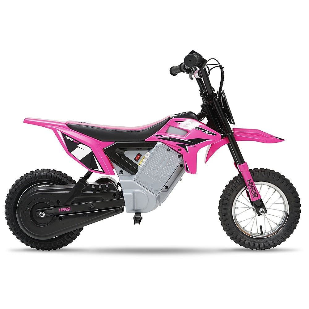 Hyper - HPR 350 Dirt Bike w/ 40 Min Operating Time & 14 MPH Max Speed - Pink_10