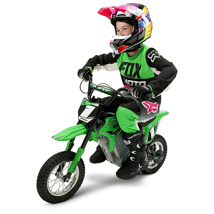 Hyper - HPR 350 Dirt Bike w/ 40 Min Operating Time & 14 MPH Max Speed - Green_9