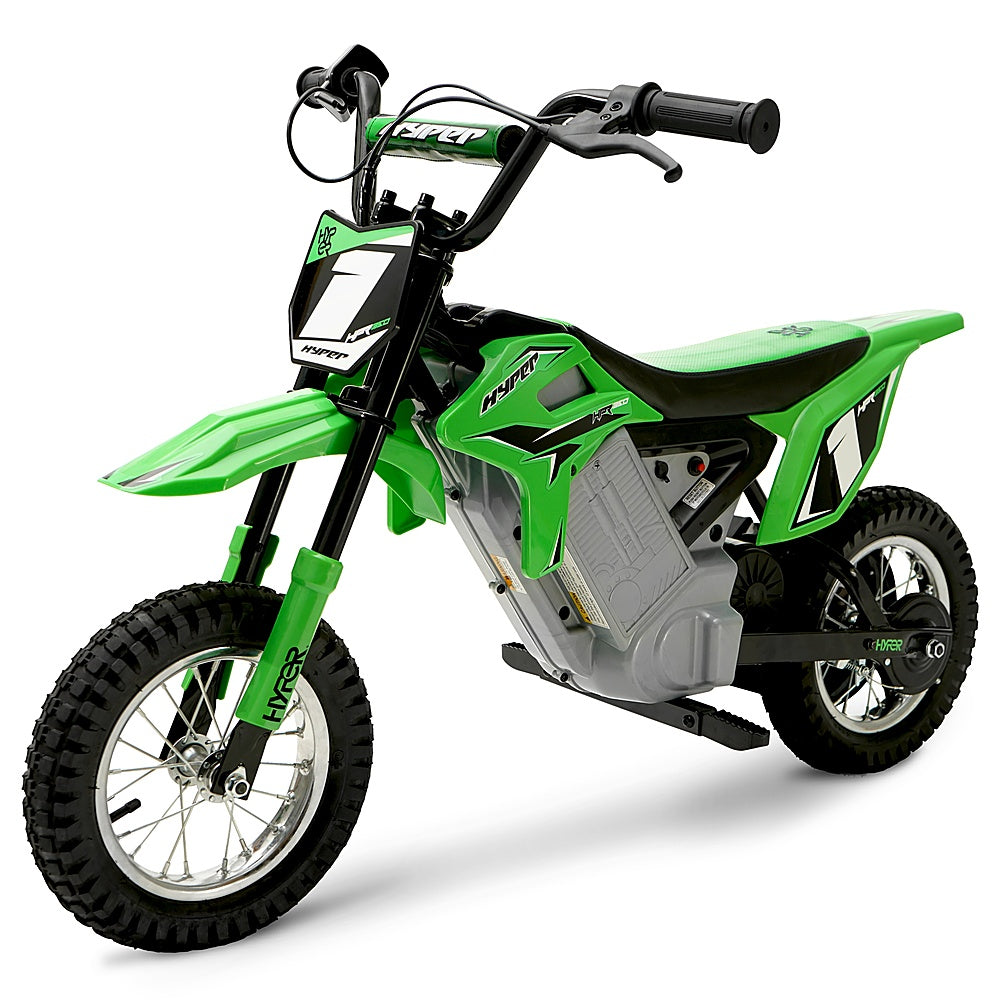 Hyper - HPR 350 Dirt Bike w/ 40 Min Operating Time & 14 MPH Max Speed - Green_1