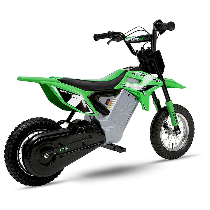 Hyper - HPR 350 Dirt Bike w/ 40 Min Operating Time & 14 MPH Max Speed - Green_2