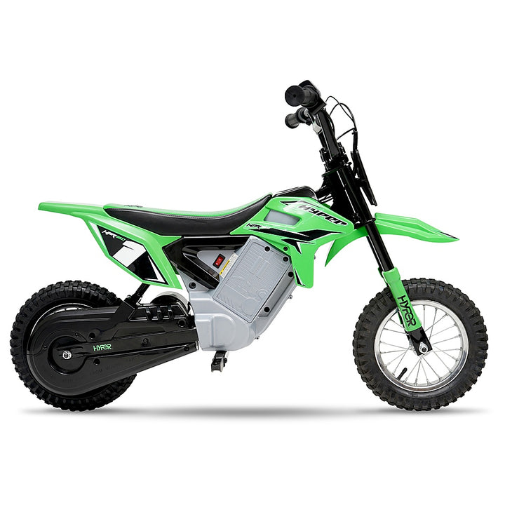 Hyper - HPR 350 Dirt Bike w/ 40 Min Operating Time & 14 MPH Max Speed - Green_10