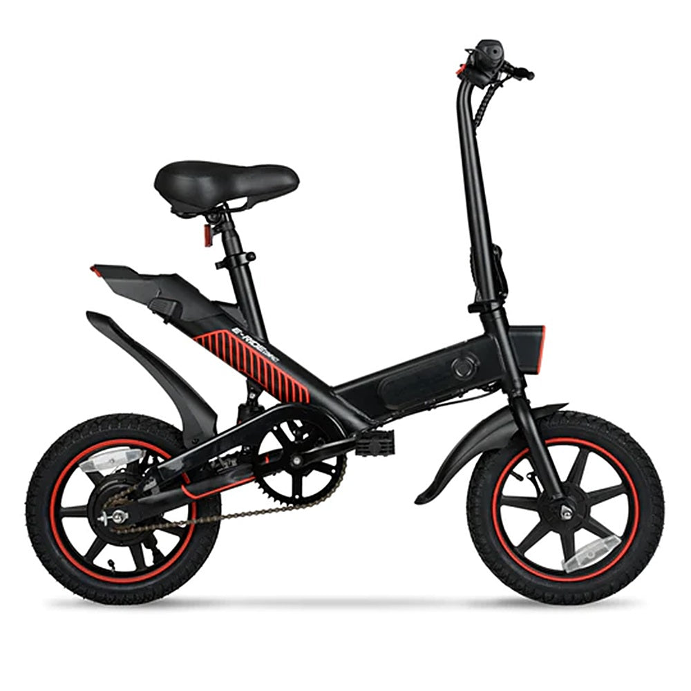 Hyper - Foldable Compact Electric Bike w/ 15 mile Max Operating Range & 15.5 MPH Max Speed - Black_9