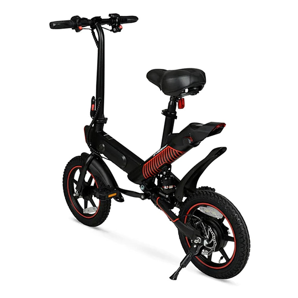 Hyper - Foldable Compact Electric Bike w/ 15 mile Max Operating Range & 15.5 MPH Max Speed - Black_10