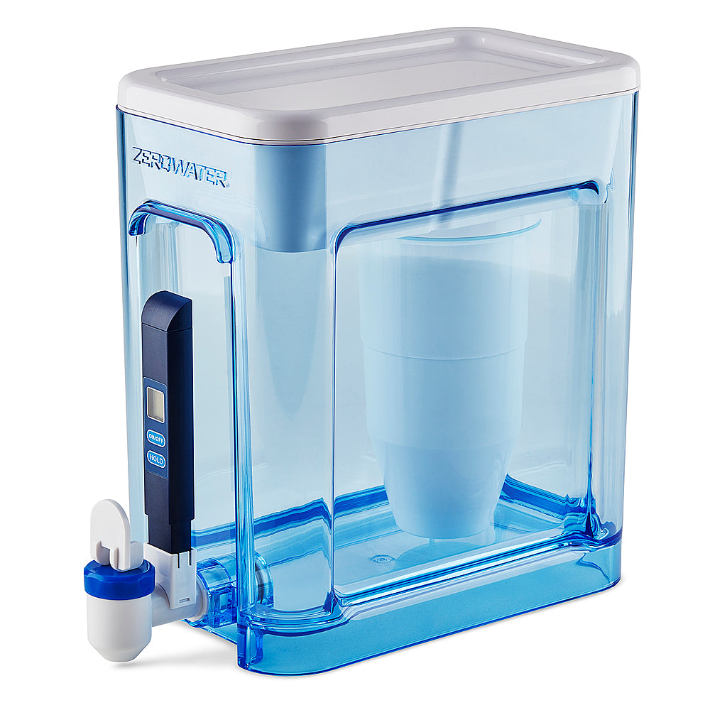ZeroWater - 22 Cup Ready-Read 5-stage Water Filtration Dispenser - Blue_0