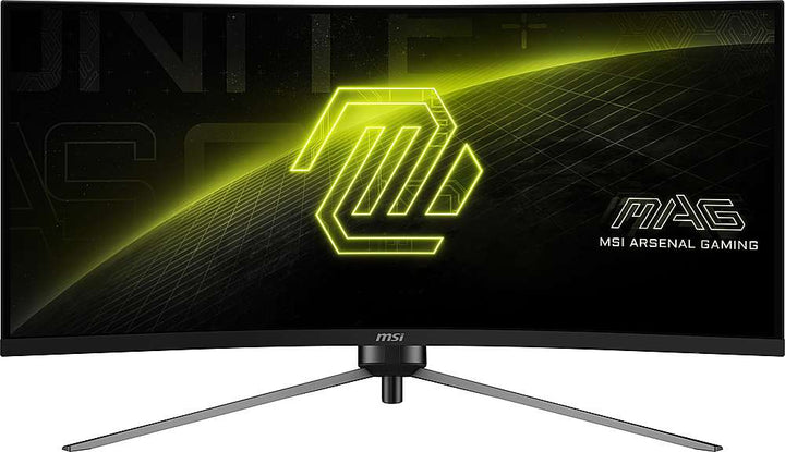 MSI - MAG345CQR 34" Curved Ultra Wild QHD 180Hz 1ms Adaptive Sync Gaming Monitor with HDR ready  (DisplayPort, HDMI, ) - Black_0