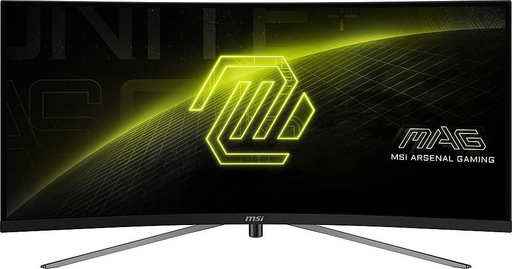 MSI - MAG345CQR 34" Curved Ultra Wild QHD 180Hz 1ms Adaptive Sync Gaming Monitor with HDR ready  (DisplayPort, HDMI, ) - Black_4