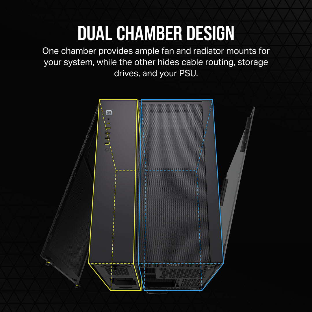 CORSAIR - 6500X ATX Mid-Tower Dual Chamber Case - Black_11