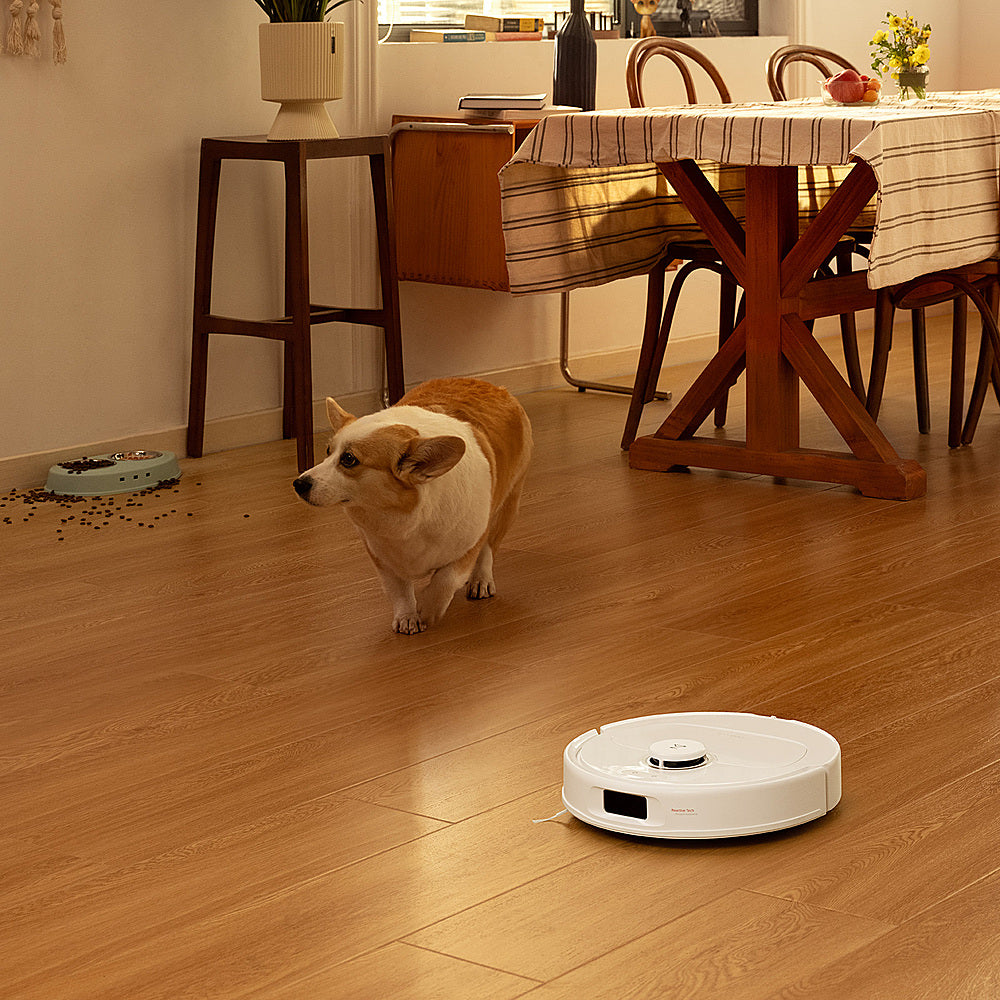 Roborock - Qrevo Pro Wi-Fi Connected Robot Vacuum and Mop with FlexiArm Design Edge Mopping, Dynamic Hot Water Mop Washing - White_10