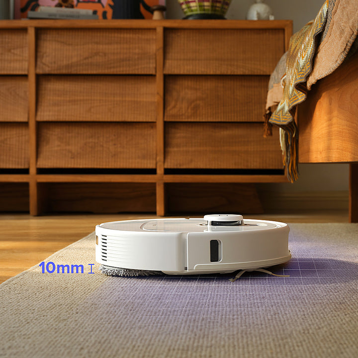 Roborock - Qrevo Pro Wi-Fi Connected Robot Vacuum and Mop with FlexiArm Design Edge Mopping, Dynamic Hot Water Mop Washing - White_16