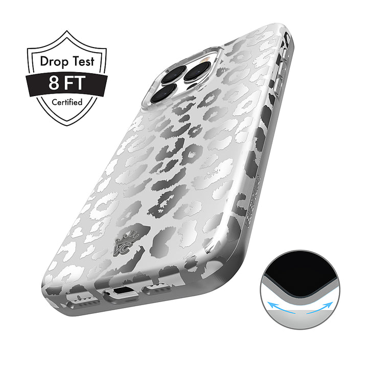 Velvet Caviar - MagSafe iPhone 15 Pro Case - Chrome Leopard_1