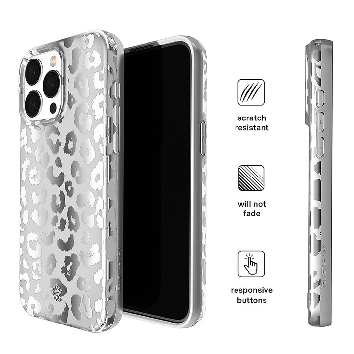 Velvet Caviar - MagSafe iPhone 15 Pro Case - Chrome Leopard_7