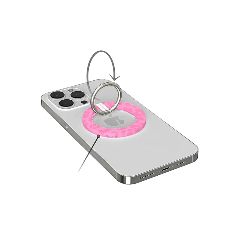 Velvet Caviar - MagSafe Grip Ring for Most Cell Phones - Hot Pink_3