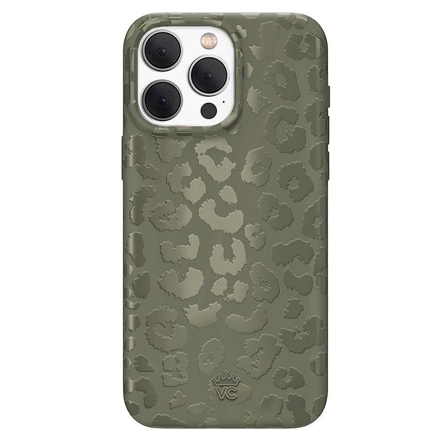 Velvet Caviar - MagSafe iPhone 15 Pro Case - Olive Leopard_0