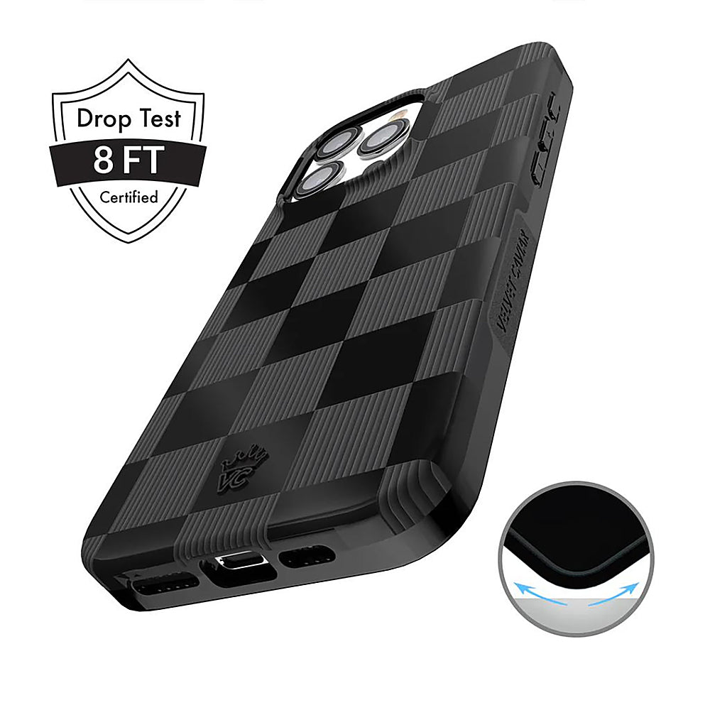 Velvet Caviar - Checkered MagSafe iPhone 15 Pro Max Case - Noir Vibe_7