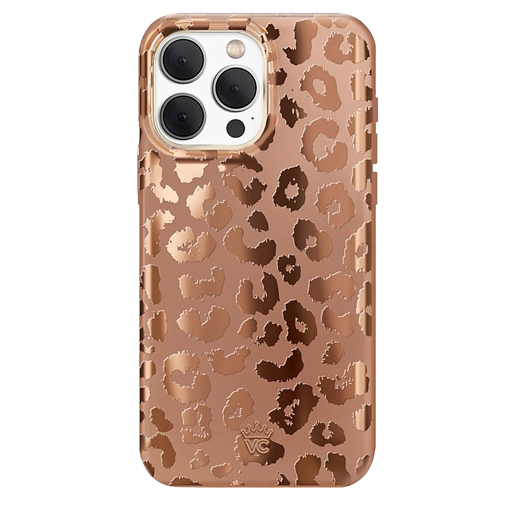 Velvet Caviar - MagSafe iPhone 15 Pro Case - Bronze Chrome Leopard_0