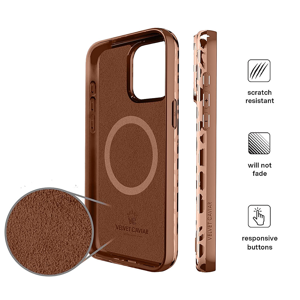 Velvet Caviar - MagSafe iPhone 15 Pro Case - Bronze Chrome Leopard_5