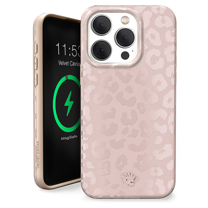 Velvet Caviar - MagSafe iPhone 15 Pro Max Case - Nude Leopard_3