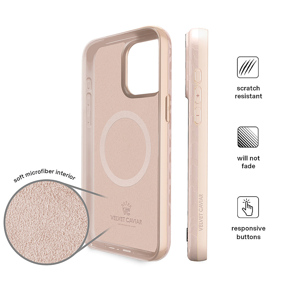 Velvet Caviar - MagSafe iPhone 15 Pro Case - Nude Leopard_2