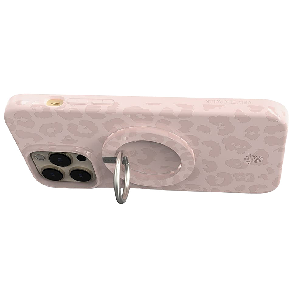 Velvet Caviar - MagSafe Grip Ring for Most Cell Phones - Nude Leopard_1