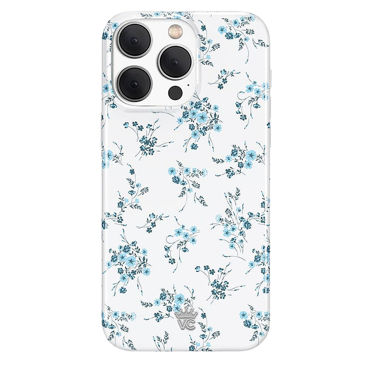 Velvet Caviar - Floral MagSafe iPhone 15 Pro Case - French Blue_0